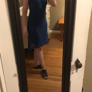 Beautiful blue Ralph Lauren two layer dress above the knee size 4 (small 6)